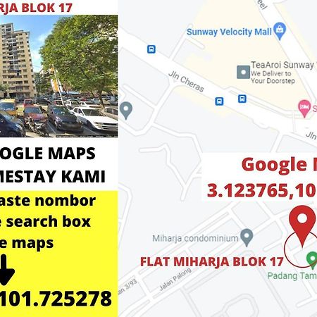 Budget Kl Maluri Flat Miharja Blok 17 Wifi Free 3Bedroom 2Bathroom 吉隆坡 外观 照片